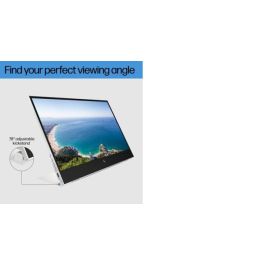 HP E14 G4 Monitor Portátil - Pantalla Brillante para Trabajar en Cualquier Lugar, Conexión USB-C