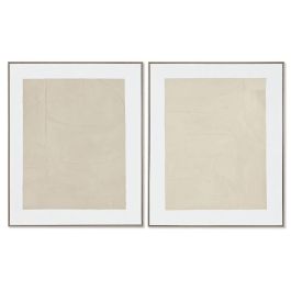 Cuadro Urban DKD Home Decor Blanco Beige 4.5 x 102 x 82 cm (2 Unidades)