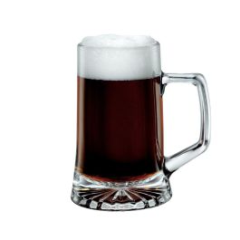 Bormioli Rocco Jarras de Cerveza Stern Set de 6 Vidrio Transparente 29 cL Apto Lavavajillas Fabricado en Italia