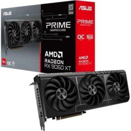 Asus 90YV0LF1-M0NA00 Tarjeta Gráfica Prime Radeon RX 9060 XT OC 16GB GDDR6 Triple Ventilador 0dB Diseño Compacto PCIe 5.0