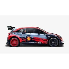 Ninco Coche Radio Control Hyundai i20 WRC Escala 1:16, Emisora 2,4 GHz, con Batería y Cargador