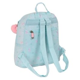 Safta Mini Mochila Moos "Garden" Azul Turquesa 25x30x13cm Acolchado Rolling Printing