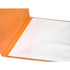 Carpeta Liderpapel Dossier A4 Uñero Naranja Fluor Opaco 10 unidades