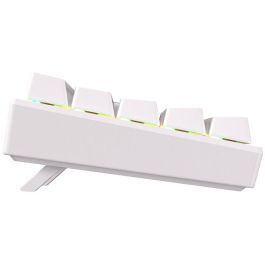 Newskill Teclado Gaming Pyros V2 Ivory 60% Mecánico Compacto Blanco, Switches Outemu Red, Conectividad Triple