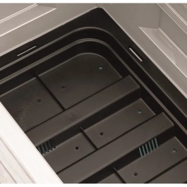 Stefanplast RECT. blanco Bandeja Flores Rectangular Madera Blanca 100x43xH35cm 80L