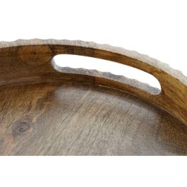 Bandeja Colonial DKD Home Decor Marron Oscuro 30 x 5 x 30 cm Bandeja Colonial DKD Home Decor Marron Oscuro 30 x 5 x 30 cm