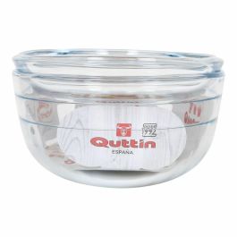 Cacerola Con Tapa Quttin 63095 Vidrio 33 x 20 x 13 cm (3L + 1L)