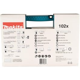 Makita B-68432 Bohrer-Bit-Set 102 piezas