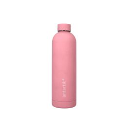 Botella Portaliquidos Antartik Isotermica Acero Inoxidable Libre De Bpa Color Rosa 750 mL