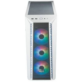 Cooler Master MasterBox MB520WGNNS00 Gaming Malla ARGB Blanco - Caja PC con 3 Ventiladores 120mm