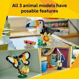 Lego Creator Juego de Construcción Fauna Salvaje: Tucán Tropical para Niños y Niñas de 7 Años o Más