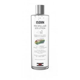 Isdin Micellar Solution Agua Micelar Limpiadora Facial Desmaquillante Ojos Labios Hipoalergénica Todo Tipo Pieles Sin Aclarado 400 ml Precio: 13.50000025. SKU: S0586733