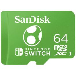 SanDisk SDSQXAO-064G-GN6ZN Memoria Flash 64 GB MicroSDXC UHS-I para Nintendo Switch, Velocidad Lectura 100 MB/s, Escritura 90 MB/s Precio: 20.99435184. SKU: B1DJ4YLBLV