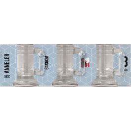 La Mediterranea Set de 3 Jarritas con Asa, 35 cc | Colección Anneler | Dimensiones: Ø4.1 x 6 cm (36 Cajas)