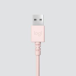 Logitech H390 Headset on-ear con cable USB-A para Oficina/Centro de llamadas Rosa