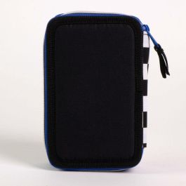 Cerdá Plumier Estuche Escolar con Material Escolar Giotto y diseño Avengers - 12.5x6.5x19.5 cm - Color Negro - Recomendado 3 años Cerdá Plumier Estuche Escolar con Material Escolar Giotto y diseño Avengers - 12.5x6.5x19.5 cm - Color Negro - Recomendado 3 años