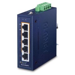 Planet Switch industrial 4 puertos PoE Gigabit 10/100/1000T 802.3at + 1 10/100/1000T Precio: 186.79000021. SKU: B1J6E66NM4