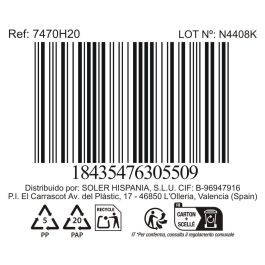 La Mediterranea Fuente Oval Nebula 25.7 x 11.8 cm (12 Unidades)