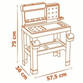 Smoby SMO3032163607403 - Banco de trabajo Bricolo Pro Black and Decker para niños, a partir de 3 años