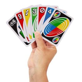 Mattel UNO Spin Juego de Cartas para Niños a partir de 7 Años