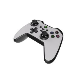 GENESIS Mangan 400 Gamepad Inalámbrico Bluetooth Blanco para PC, Switch, Android, iOS. Precisión, Vibración, Joysticks Analógicos
