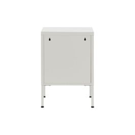Mesita De Noche Vintage DKD Home Decor Blanco 35 x 51 x 35 cm Mesita De Noche Vintage DKD Home Decor Blanco 35 x 51 x 35 cm