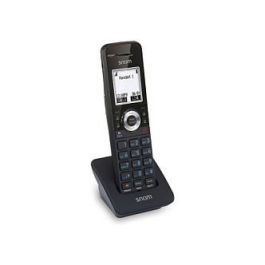 Snom M110 SC Teléfono DECT Inalámbrico con Base, Altavoz, Contestador, 1000 Entradas, Identificador de Llamadas, Negro