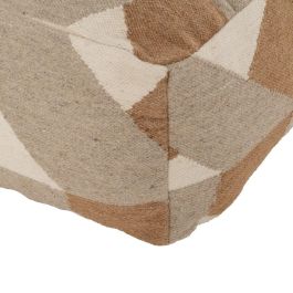 Puf Multicolor Lana-Algodón Decoración 80 X 80 X 40 cm