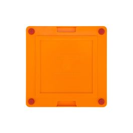 Lickimat Tuff Soother Pro Perro Alfombra Lamedor Antiestrés Comedero Lento Base Rígida Naranja
