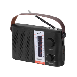 Trevi RA 7F25 BT Radio Portátil Analógica/Digital AM/FM/SW con Bluetooth, USB, MP3, MicroSD, Auriculares y Altavoces - Negro Precio: 19.49999942. SKU: B1EAKGVVKG