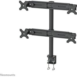 Neomounts FPMA-D700D4 Soporte de Escritorio para 4 Monitores de 19" a 30" (76 cm) y 8 kg por Pantalla, Ajustable, Negro
