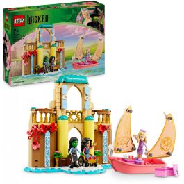 LEGO 75681 Glinda, Elphaba y Nessarose en Shiz University Set de Construcción de Fantasía, Edificio 2 plantas, Balcones, Sala Libros, Accesorios Oz +7 años