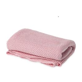KioKids Manta de Bebé 100% Bambú Rosa 80x110 cm - Suave, Termoclimática, Certificado Oeko-Tex Standard 100, para Recién Nacido (+0 meses)