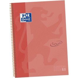 Bloc Oxford Touch Eu.Book 1 Micro.Tapa Extra A4+ 80H Horiz. 90G Coral (Set de 5) Precio: 12.50000059. SKU: B19QRS23G9