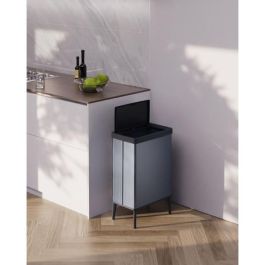Curver CUR3253924865195 Papelera de Pie Verto con Apertura Táctil 54 L Azul Perla