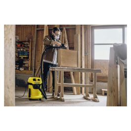 Kärcher WD 3 P V-17/4/20 Aspiradora Seca y Húmeda, 17 Litros, 1000W, Negro/Amarillo