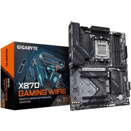 GIGABYTE X870 GAMING WIFI6 9MX87GW-00-10 Placa Base AMD Ryzen 9000 DDR5 8000MHz PCIe 5.0 M.2 Wi-Fi 6 2.5GbE LAN USB 3.2 Precio: 219.50000039. SKU: B14KLG83MW