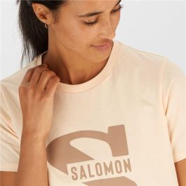Camiseta de Manga Corta Hombre Salomon Beige 12 Años