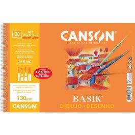 Canson Bloc Dibujo Basik 20 Hojas 130G A4+, Microperforado, Con Recuadro y Taladrado, C200408063 Precio: 9.5000004. SKU: B19XFE8TNN