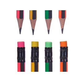 Set 3 Lapiceros Pincello con Goma y Sacapuntas - 8x24.5x1.2 cm, Colores Variados (48 Unidades) Set 3 Lapiceros Pincello con Goma y Sacapuntas - 8x24.5x1.2 cm, Colores Variados (48 Unidades)