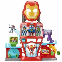 Hasbro HASG12595L0 - Iron Man HQ, caja electrónica infantil de Marvel Iron Man y sus increíbles amigos, a partir de 4 años