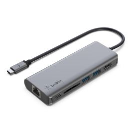 Hub USB Belkin AVC008BTSGY Plateado