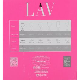 Set 6 Copas Vino Blanco 200 cc NEVAKAR - Lav (4 Cajas) Set 6 Copas Vino Blanco 200 cc NEVAKAR - Lav (4 Cajas)