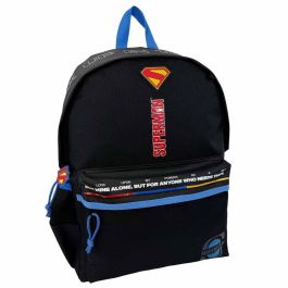 CYP BRANDS Mochila Superman DC Comics 40cm Adaptable Ergonómica para Colegio con 2 Compartimentos y Bolsillo Lateral Precio: 27.50000033. SKU: B1CZB65HDQ