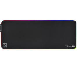 THE G-LAB PAD-RUBIDIUM Alfombrilla de ratón para juegos XXL, Retroiluminación LED RGB, Base antiderrapante, Negro Precio: 17.78999959. SKU: B16VA8DYT2
