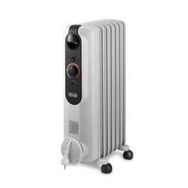 Radiador de aceite - DELONGHI - 1500 W - Hasta 45 m² - Móvil - Función antihielo - Gris Precio: 121.49999983. SKU: B16ZYHCQM3