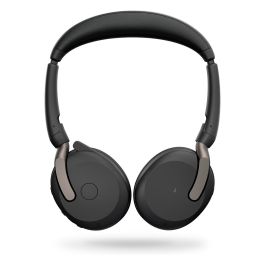 Jabra Evolve2 65 Flex Link380c UC Stereo Auriculares Inalámbrico y alámbrico para Oficina/Centro de llamadas Negro