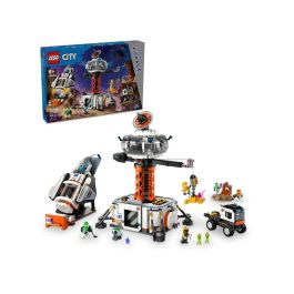Lego City Base Espacial Y Plataforma de Lanzamiento 60434 - Set de Exploración Espacial con Nave, 6 Minifiguras y Robot