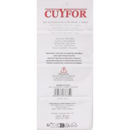 Set de 2 Cuchillos, Tijera y Pelador Cuyfor (12 Unidades) Set de 2 Cuchillos, Tijera y Pelador Cuyfor (12 Unidades)