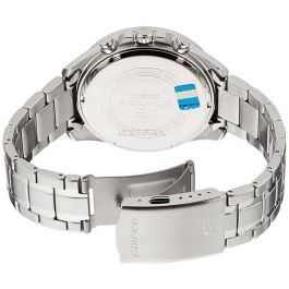 Casio EFR-552D-1A2VUEF Edifice Reloj Hombre Cuarzo Acero Plata Esfera Negro/Azul Cronógrafo 10 ATM